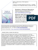 2004, Science and Cultural Process - Defining An Anthropological Approach To Science Education