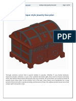 Antique Style Jewelry Box Plan