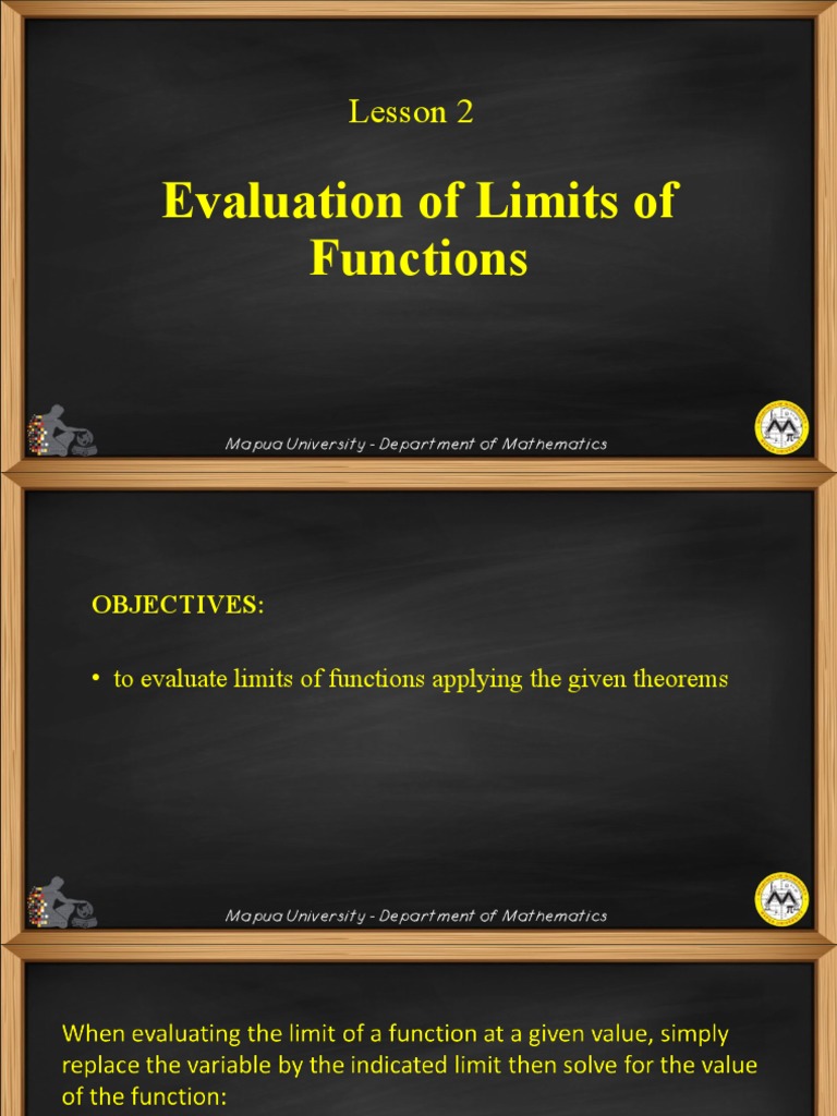 Evaluating Limits of Functions | PDF | Asymptote | Mathematical Relations