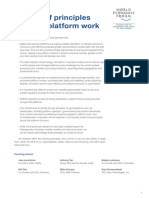 Charter of Principles For Good Platform Work: Founding Partners