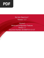 Horizon Quantum, R1.3.7, Volume 2, Advanced Configuration Features, Version 1.7 PDF