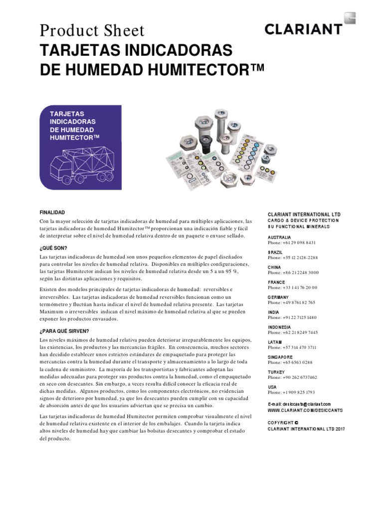 Humitector Humidity Indicator Card – QYUGRM
