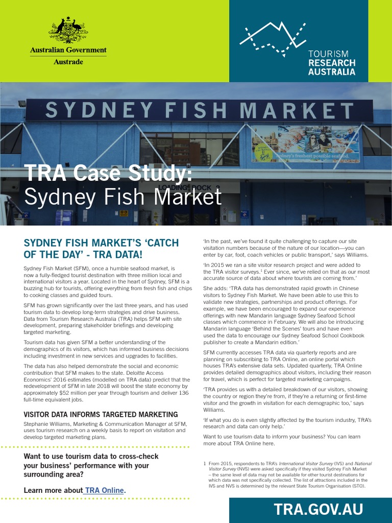Sydney Fish Market: Data-Driven Growth | PDF | Sydney | Tourism