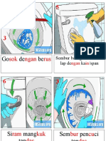 Cara Membersihkan Bilik Mandi Tandas