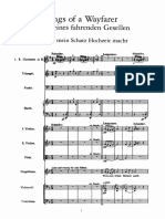Nototeka Ru-Mahler Gustav Songs of A Wayfarer PDF