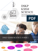 Mind Map DSKP KSSM Science