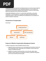 From Book: Compensation Is A Systematic Approach To Providing Monetary & Non-Monetary Value To Employees