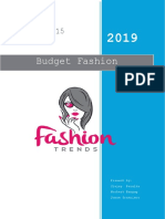 Budget Fashion homepage tour