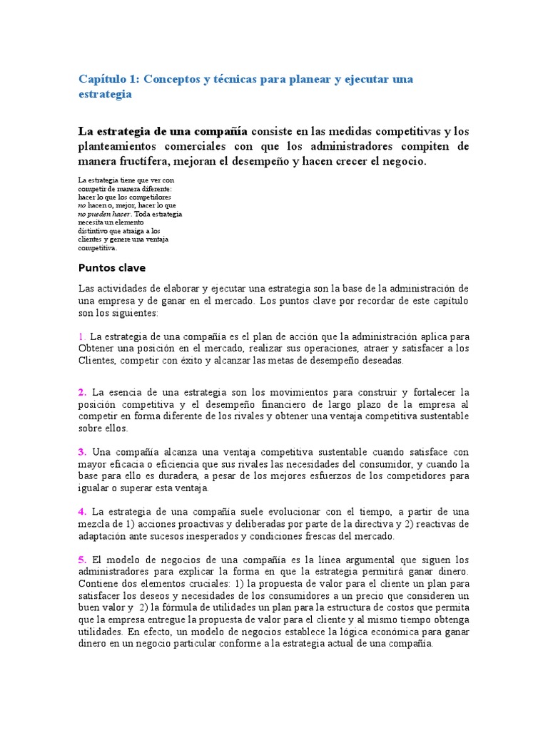 Estrategias para el Crecimiento Empresarial | PDF | Ventaja competitiva ...