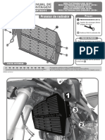 Manual de Montagem SCAM - DUCATI MULTISTRADA1200 2016 PROTETOR RADIADOR SPTO311 PDF