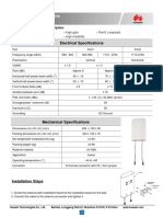 MIMO Indoor Wall Antenna Installation Guide | PDF | Antenna (Radio