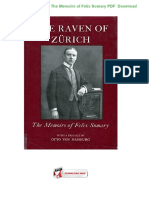 The Raven of Zurich: The Memoirs of Felix Somary PDF Download