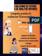 Estudio Boliviano de Estado Cognitivo de Adultos Mayores. Campaña Gratuita de Evaluacion Neurocognitiva