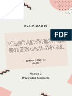 Actividad 10 Mercadotecnia Internacional