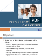 Prepare to Work in Call Center