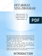 Soft Skills Training Program: Shruti Kumari - 053 Kahkasha Nigar - 058 Shruti Sunnapu - 160 Simran Singh - 185