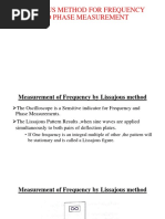 Lissajous Method For Frequency and Phase Measurement