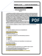 ACTIVIDAD DE APRENDIZAJE 4to. Sec. PRIMERA CLASE (TIPOS DE PREGUNTAS) SEMANA 28 CC PDF