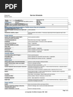 Service Schedule: Information