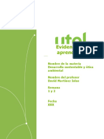 Desarrollo Sustentable y Ética Ambiental - Semanas 1 y 2