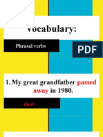 Vocabulary - Phrasal Verbs