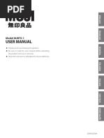 Muji mjbts-1 User-Manual-2049923