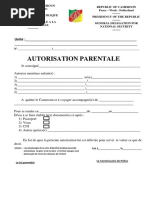 Demande de Carte de Séjour au Gabon | PDF