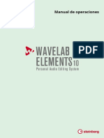 WaveLab Elements 10 Manual de Operaciones Es PDF