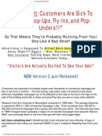 Let's Face It: Customers Are Sick To Death of Pop-Ups, Fly-Ins, and Pop-Unders!!!