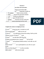 Past Simple - Exercises On Irregular Verbs - 2