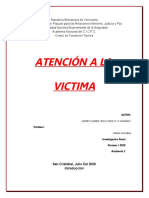 Atención a la víctima por parte de funcionarios de seguridad