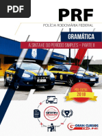 08 - A Sintaxe do Período Simples – Parte II