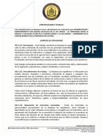 Estas Especificaciones Se Relacionan Única y Directamente Con El Proyecto Para: REHABILITACION Y