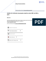 Content analysis of the empirical research on IMC.en.pt