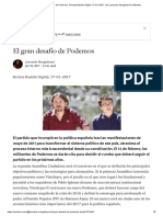 El Gran Desafío de Podemos. Revista Bastión Digital, 17-01-2017 - by Leonardo Mangialavori - Medium