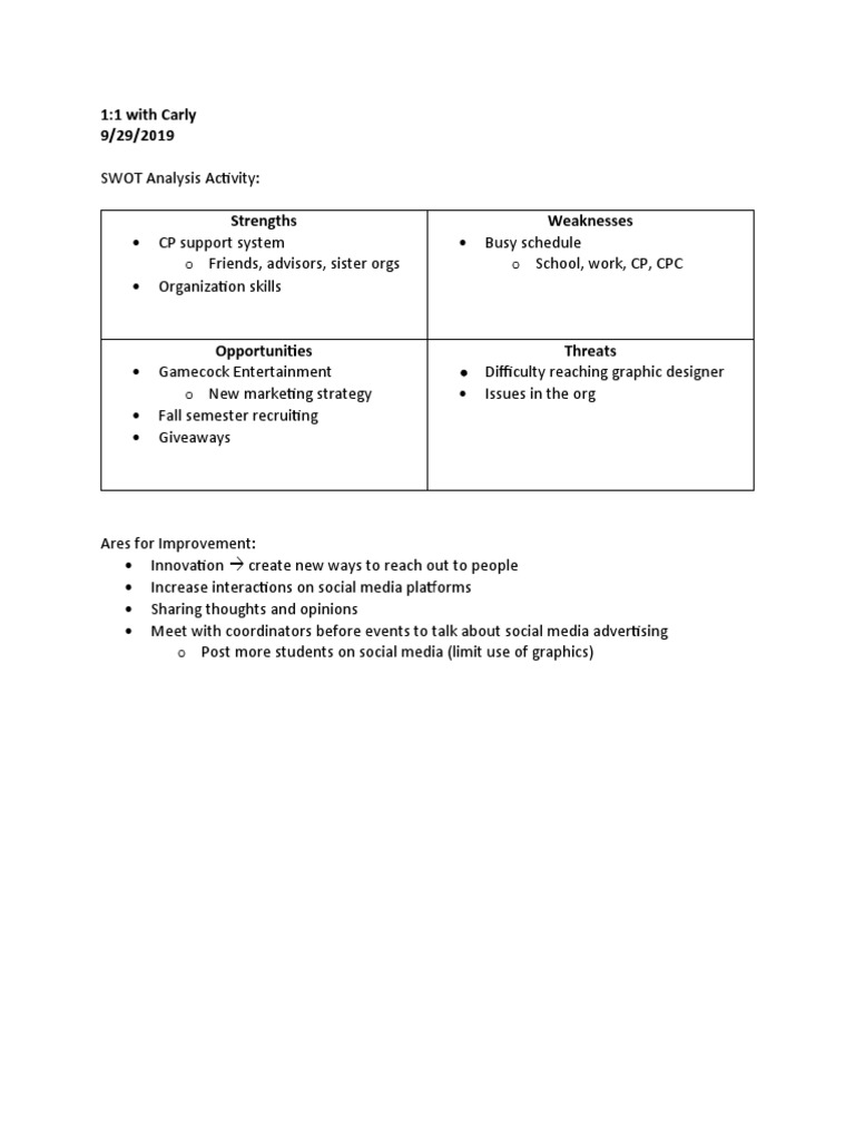 Cpswot | PDF | Social Science