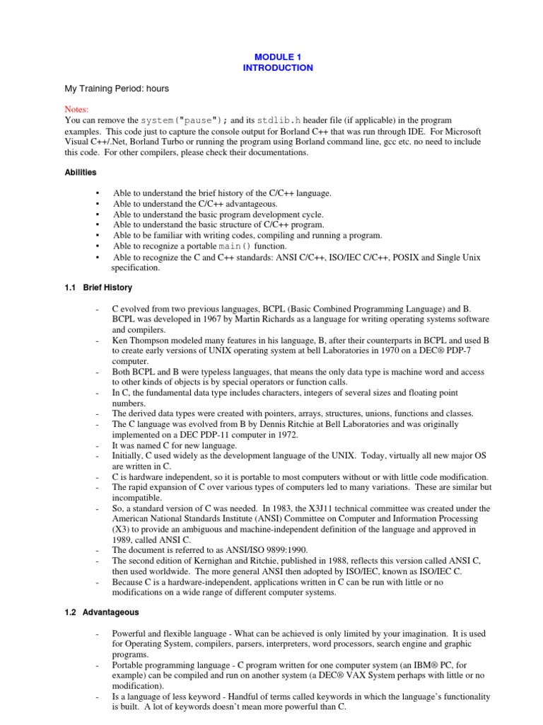 C++ Complete | PDF | C (Programming Language) | C++
