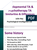 Developmental TA & Psychotherapy TA: Similarities & Differences