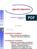 Investigación Operativa: U N A S A M