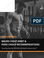 Macro Cheat Sheet - Recommended Food List-3 3 PDF