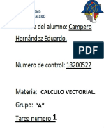 Campero Hernandez Eduardo 18200522 Calculo Vectorial Verano 2020 Tarea 1