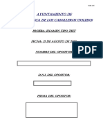 Examen Villafranca de Los Caballeros 2018 PDF