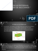 Fuerzas internas método secciones