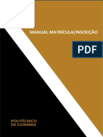 Manual matrícula/inscrição IPLeiria