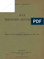 Dinu V. Rosetti - Din Preistoria Bucureștilor PDF