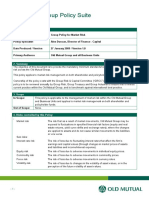 Sample Risk Market Risk Policy