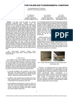 Large Compressor Motor Failure Due To Environmental Conditions