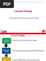 Cascade Training: Introduction of Rotavirus Vaccine