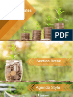 Money Growing Plan PowerPoint Templates