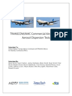 TRANSCOM/AMC Commercial Aircraft Cabin Aerosol Dispersion Tests